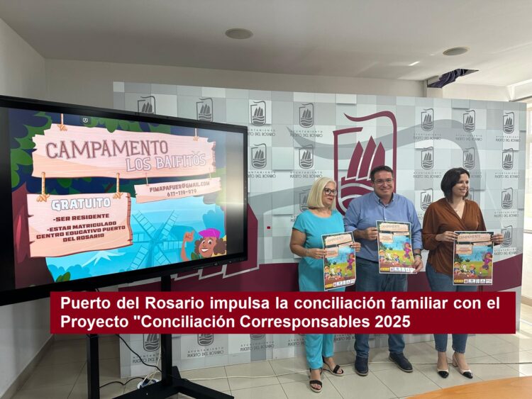 Puerto del Rosario impulsa la conciliación familiar con el Proyecto «Conciliación Corresponsables 202