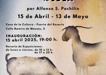 Brumas, cabras, la isla. Exposición de acuarelas de Alfonso Pachilín en la Casa de la Cultura de Puerto del Rosario