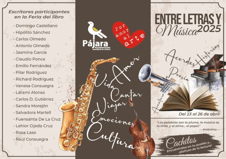 El Ayuntamiento de Pájara celebra el Día del Libro con una semana de literatura, música y cultura