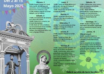 Il musicista e parrandero Juan Peña è il banditore delle feste di Triquivijate.