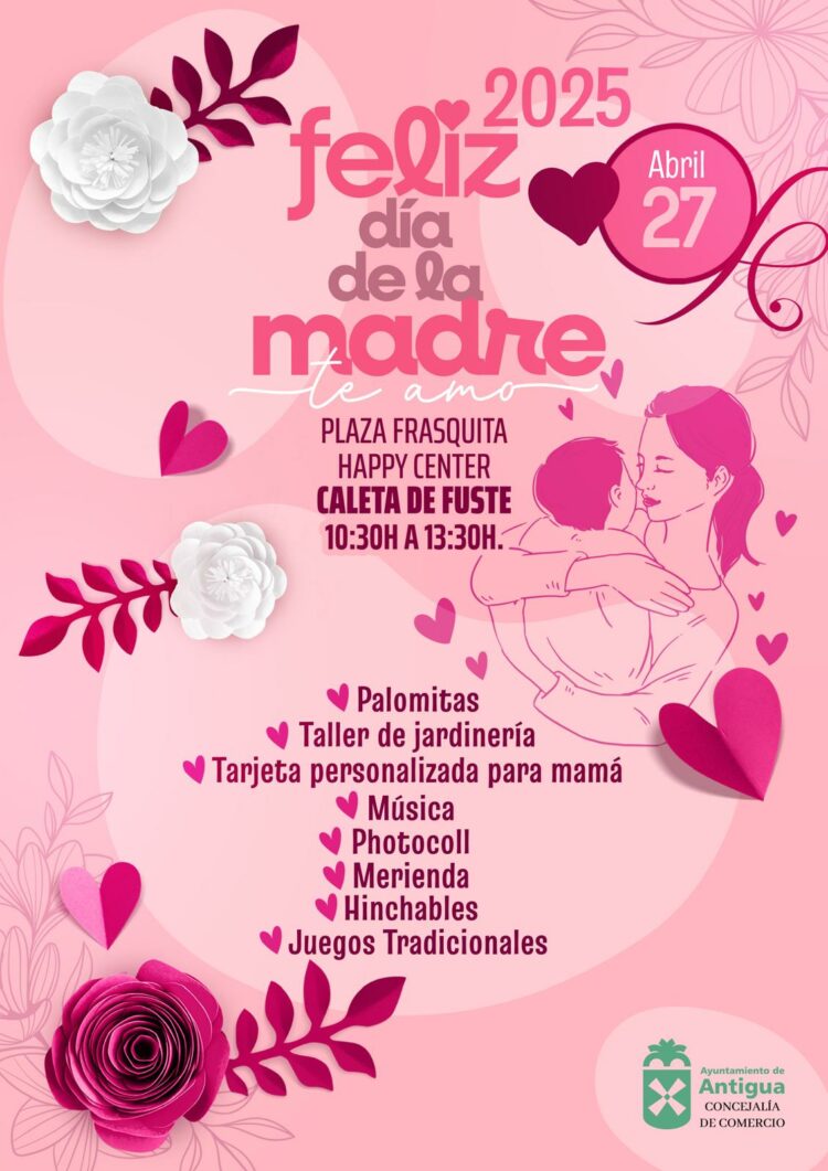 Caleta de Fuste celebra la festa della mamma questa domenica con tutta la famiglia