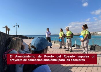 Il Comune di Puerto del Rosario promuove un progetto di educazione ambientale per gli alunni delle scuole.