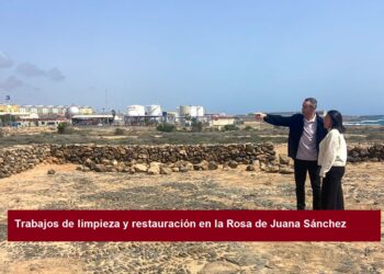 El Ayuntamiento de Puerto del Rosario inicia los trabajos de limpieza y restauración en la Rosa de Juana Sánchez para recuperar el patrimonio agrícola y etnográfico del municipio
