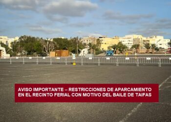 PARKBESCHRÄNKUNGEN AUF DEM MESSEGELÄNDE FÜR DEN GROSSEN TAIFAS-BALL