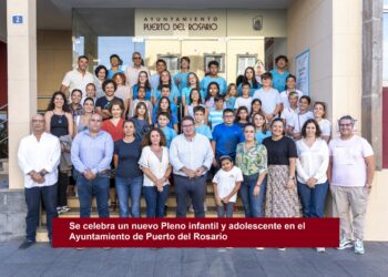 Se celebra un nuevo Pleno infantil y adolescente en el Ayuntamiento de Puerto del Rosario