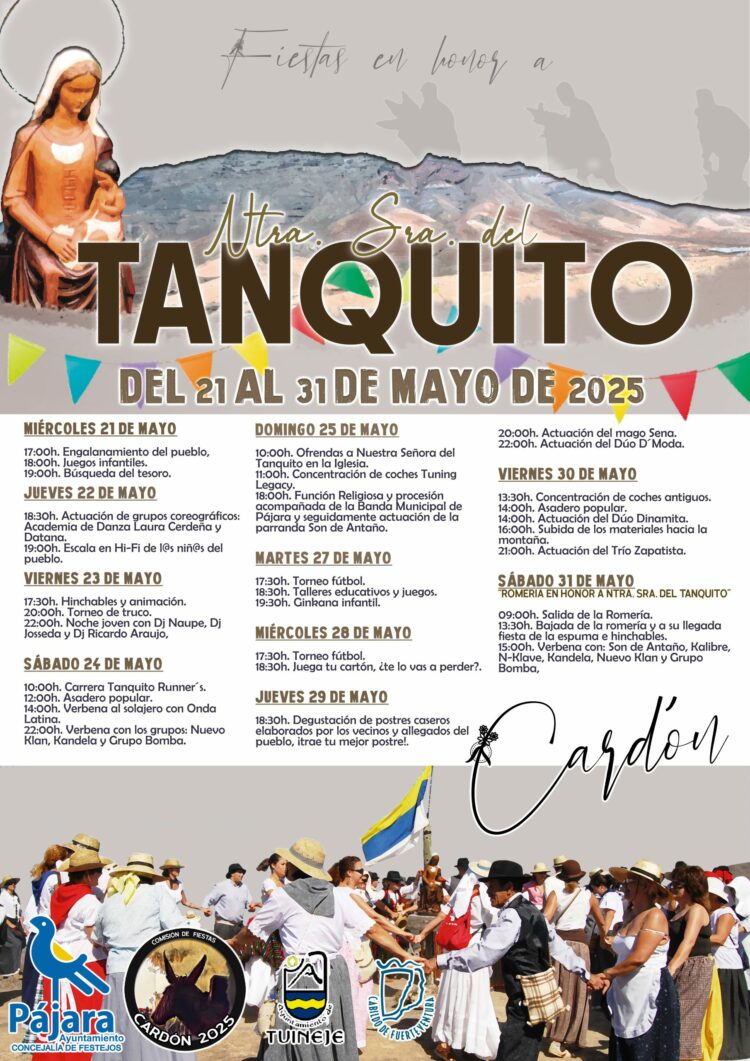 El Ayuntamiento de Pájara da la bienvenida a las fiestas de Nuestra Señora del Tanquito en El Cardón