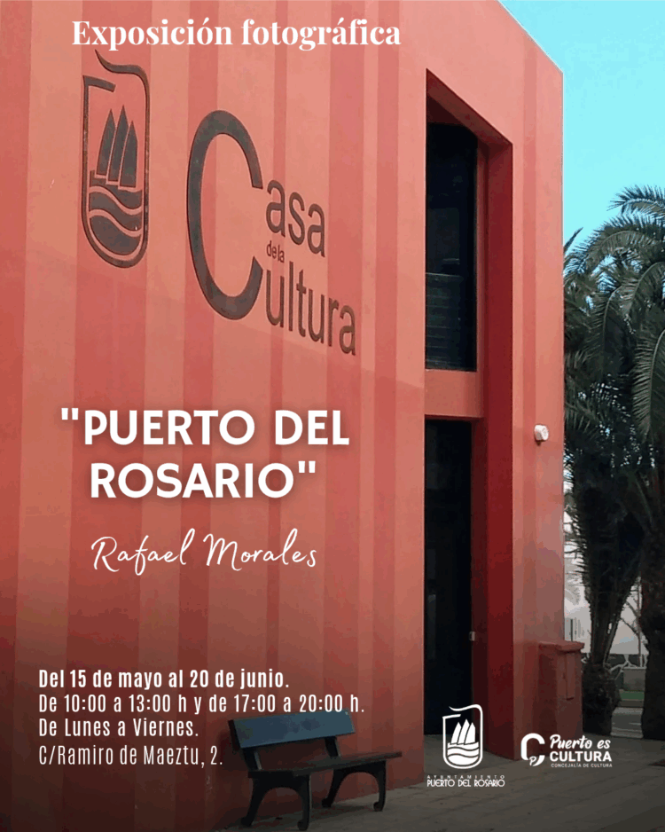 Rafael Morales presents his new photographic exhibition: a visual tribute to Puerto del Rosario and its artists.