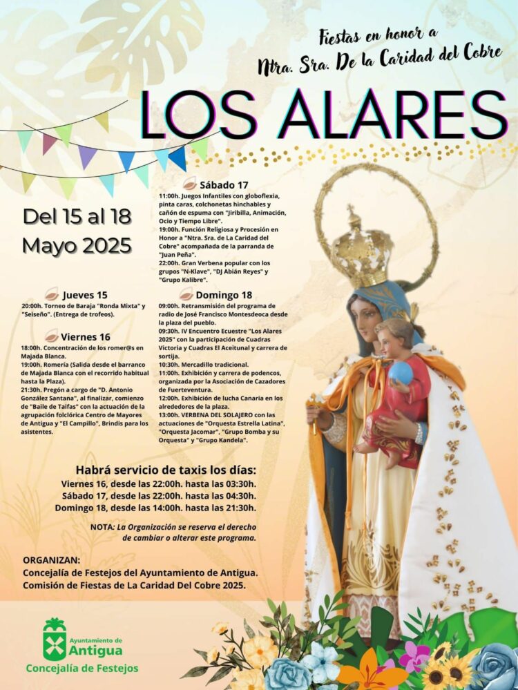 Il pellegrinaggio e la proclamazione danno il via alla Festa di Los Alares in onore di Nostra Signora della Caridad del Cobre