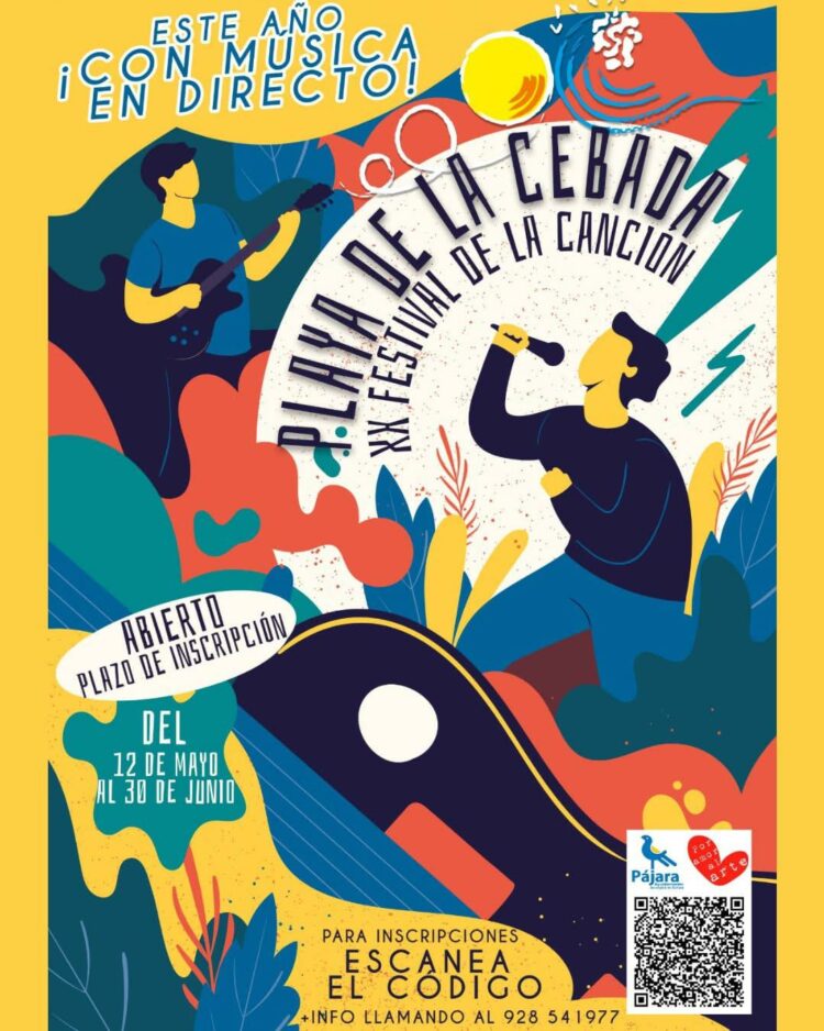 Sono aperte le iscrizioni al XX Festival de la Canción Playa de la Cebada.