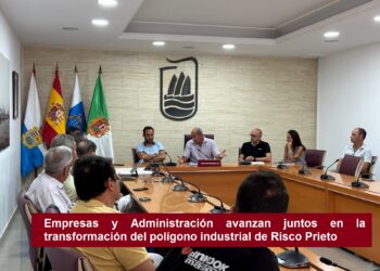 Empresas y administración avanzan juntos en la transformación del polígono de Risco Prieto