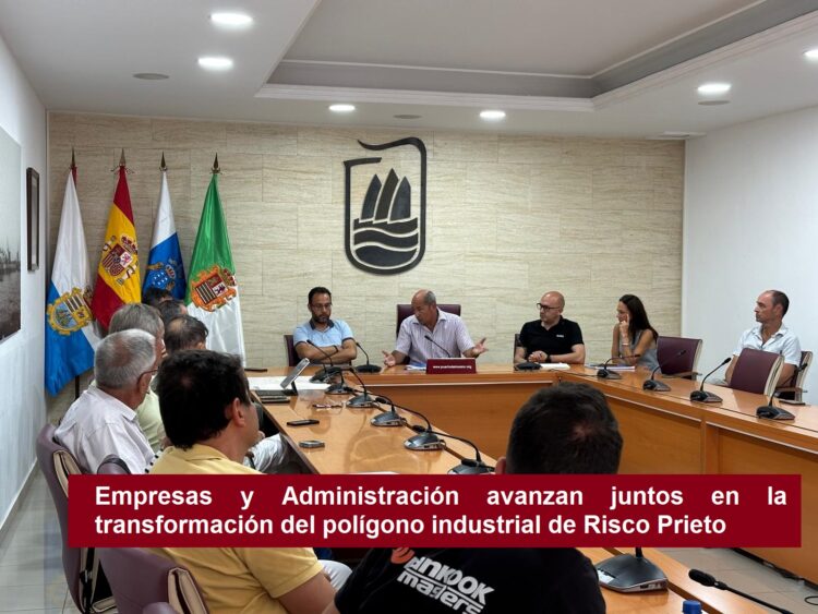 Imprese e amministrazione procedono insieme nella trasformazione della zona industriale di Risco Prieto