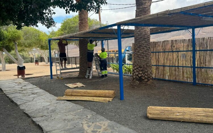 El Ayuntamiento de Pájara impulsa mejoras en los espacios públicos de Tarajal de Sancho