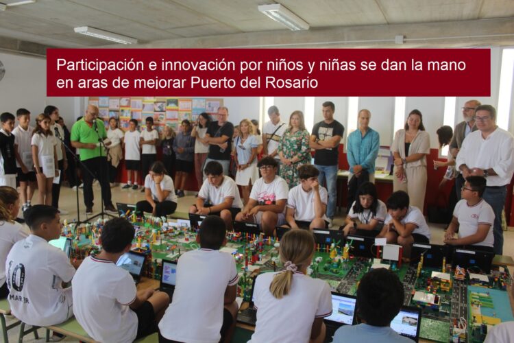 Participación e innovación por niños y niñas se dan la mano en aras de mejorar Puerto del Rosario