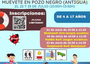 Estate inclusiva a Pozo Negro con la Fundación Canaria de Apoyo a los Trastornos del Neurodesarrollo (Fondazione canaria per il sostegno ai disturbi del neurosviluppo)