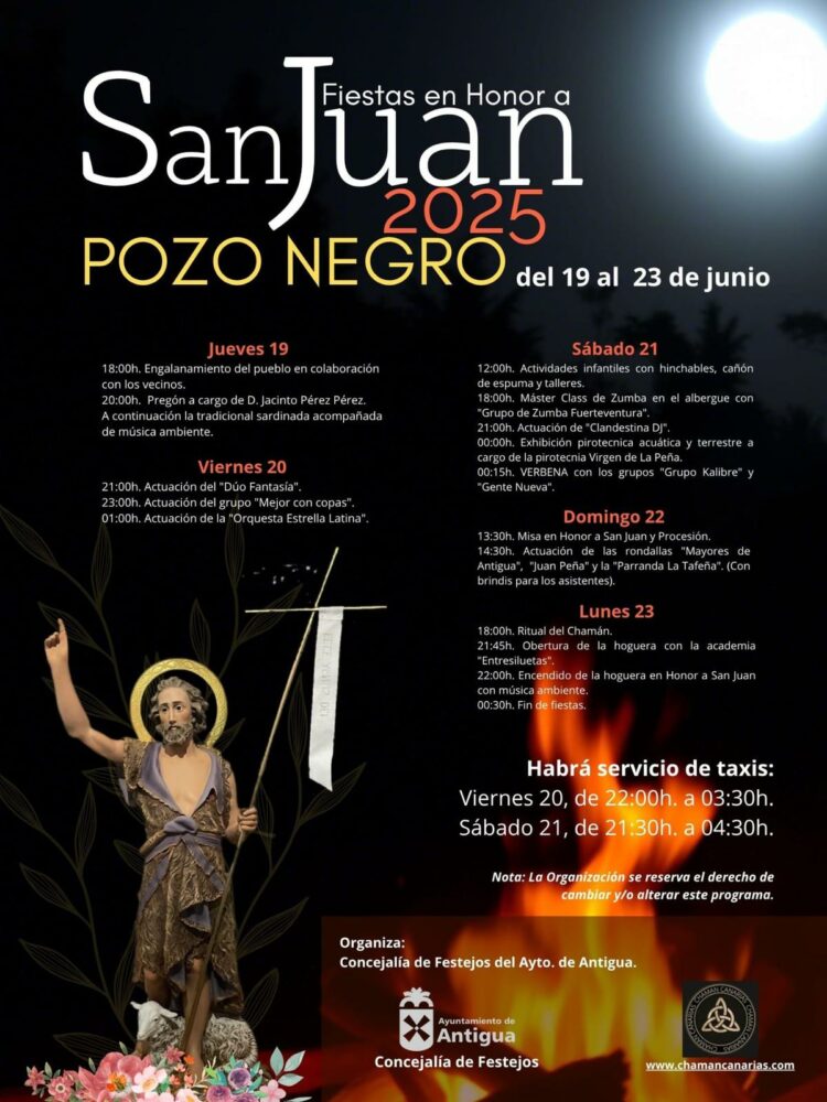 Jacinto el Pescador será el pregonero de las Fiestas de Pozo Negro 2025