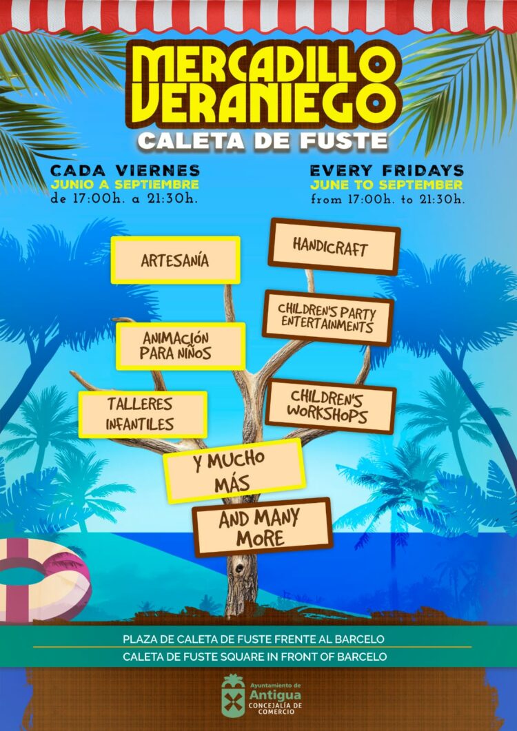 Mercadillo Veraniego de Variedades en Caleta de Fuste