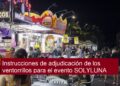 Instrucciones de adjudicación de los ventorrillos para el evento SOLYLUNA 2025