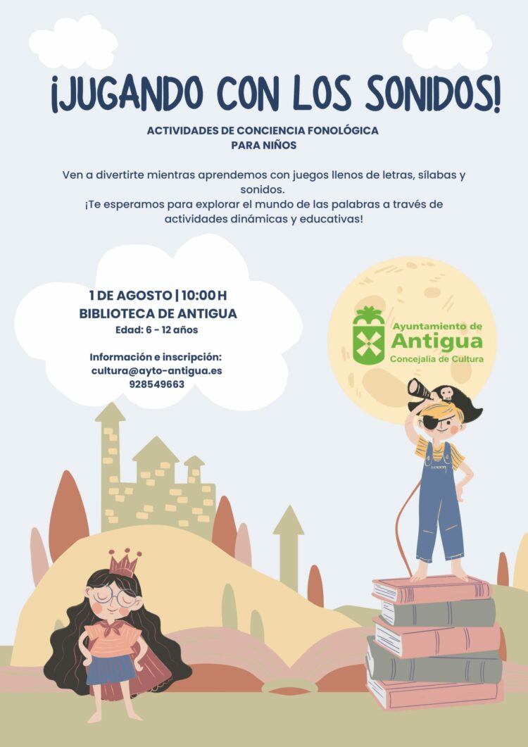 Antigua organizza il Laboratorio di consapevolezza fonologica per bambini