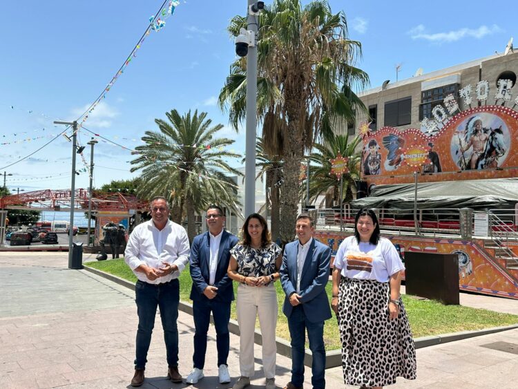 The City Council of Pájara reinforces security during the festivities through a video surveillance system.