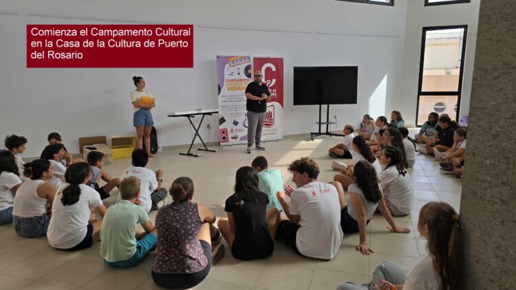Comienza el Campamento Cultural de Verano en la Casa de la Cultura de Puerto del Rosario con 50 jóvenes protagonistas