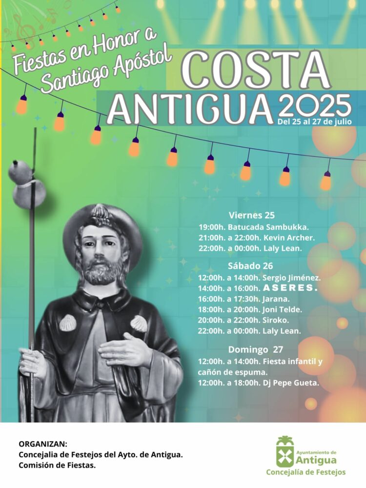 Fiestas en Costa de Antigua en Honor a Santiago Apóstol