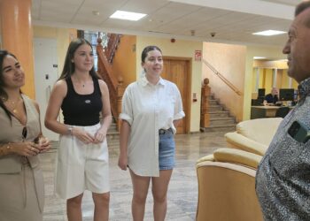 Il benvenuto ai tre tirocinanti presso il Municipio di Antigua