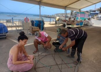 Verbenas, fuochi d’artificio e processione di terra marittima in questo grande fine settimana di festeggiamenti a Las Salinas