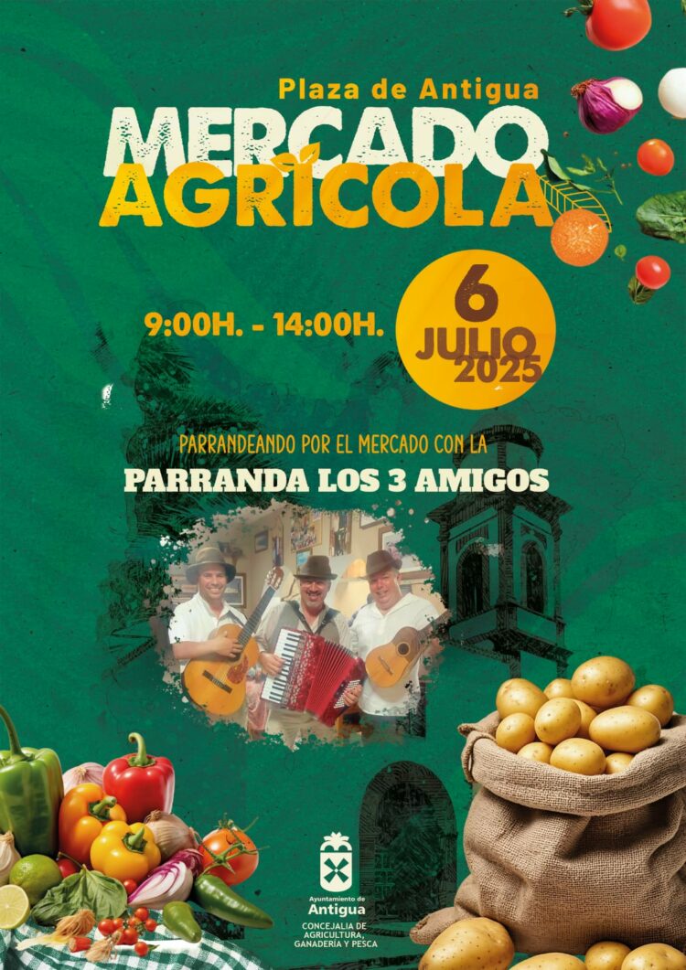 Mercado Agrícola este domingo en la Plaza de Antigua
