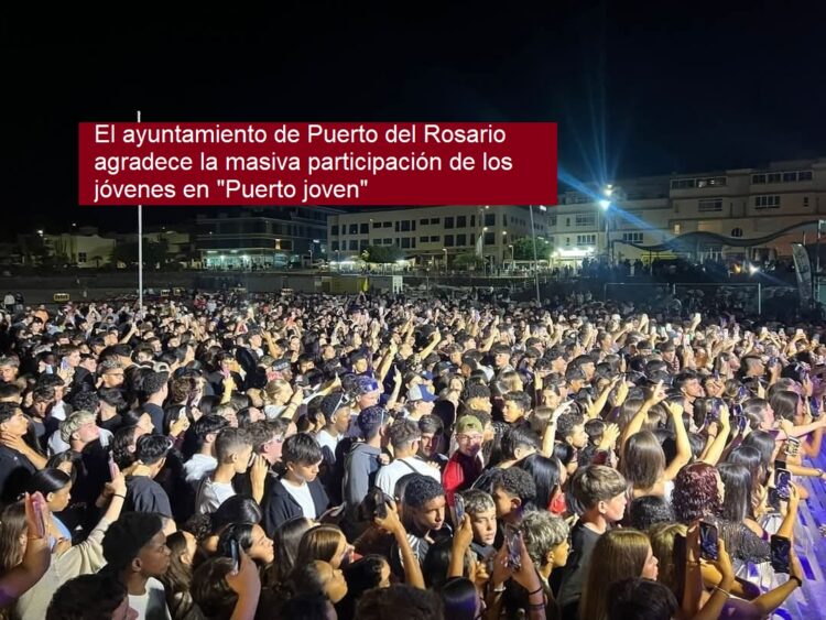 El ayuntamiento de Puerto del Rosario agradece la masiva participación de los jóvenes en «Puerto joven»