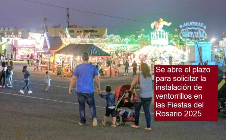 Se abre el plazo para solicitar la instalación de ventorrillos en las Fiestas del Rosario 2025