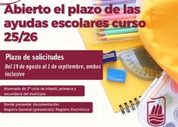 El Ayuntamiento de Puerto del Rosario abre el plazo para solicitar las ayudas escolares del curso 2025/2026