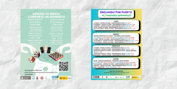 “Bregando por Puerto” arranca el nuevo curso con actividades en los pueblos y barrios del municipio