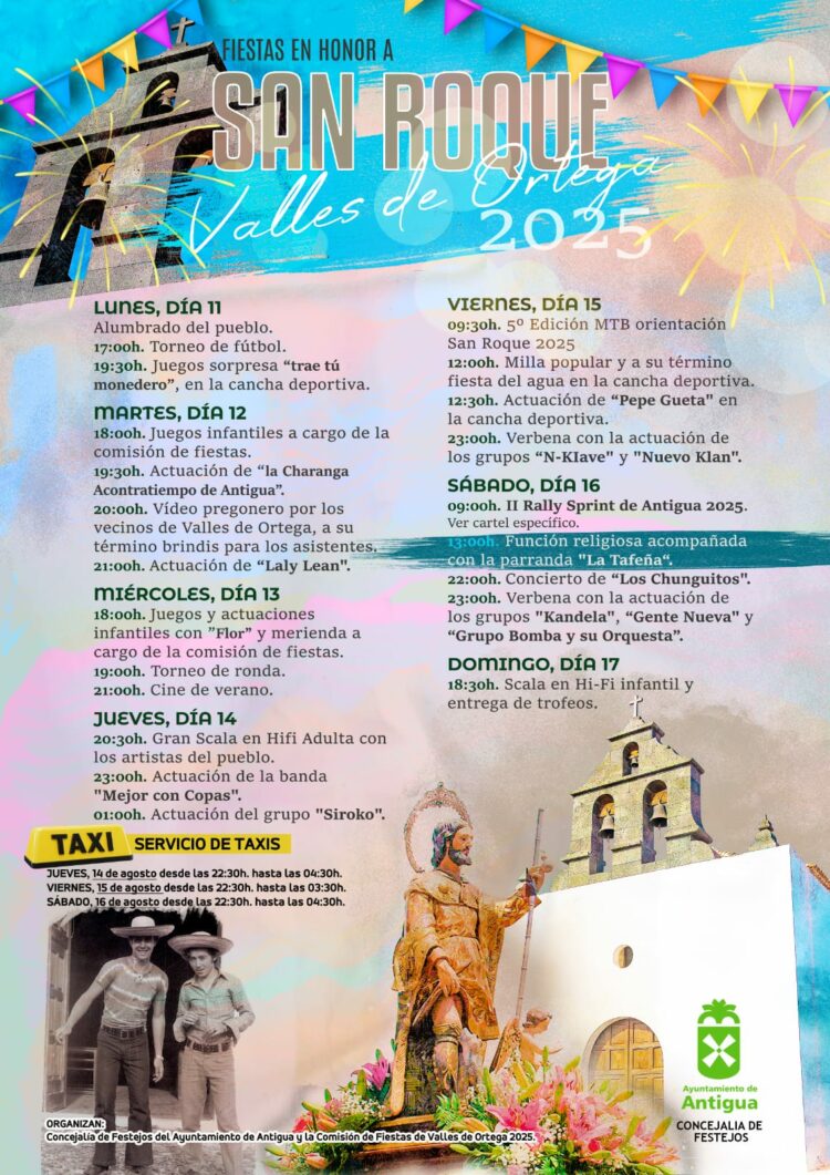 Valles de Ortega inicia sus Fiestas con un pregón a cargo de veinte mayores protagonistas de la historia del pueblo