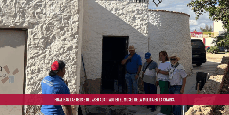 Finalizan las obras del aseo adaptado en el Museo de La Molina en La Charca
