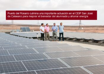 Puerto del Rosario culminates an important action in the CEIP San José de Calasanz to improve the well-being of students and save energy