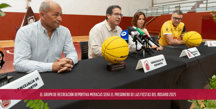 El Grupo de Recreación Deportiva MERACAS será el pregonero de las Fiestas del Rosario 2025