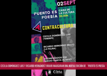 Cecilia Domínguez Luis y Ricardo Hernández Bravo inauguran una nueva edición de ’Puerto es Poesía’