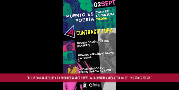 Cecilia Domínguez Luis y Ricardo Hernández Bravo inauguran una nueva edición de ’Puerto es Poesía’