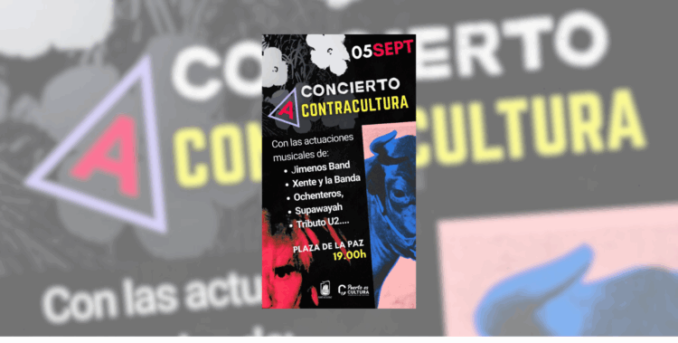 ‘A contracultura’ despide este viernes su semana cultural con un gran concierto en la Plaza de la Paz