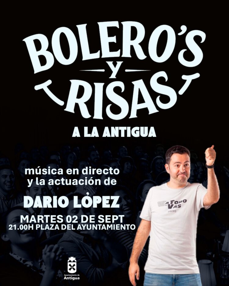 Las Fiestas de Antigua traen los Bolero’s y Risas de Dario López