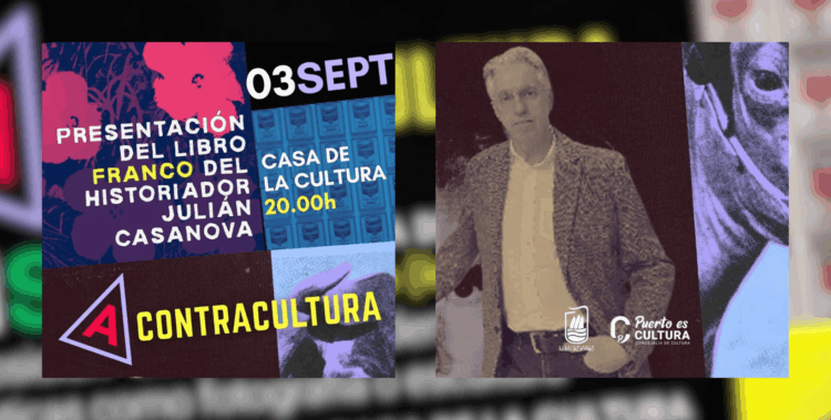 El historiador Julián Casanova presenta el libro ‘Franco’ el miércoles 3 de septiembre