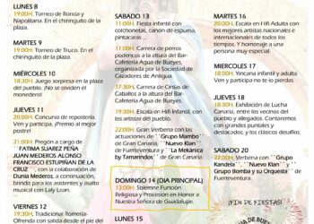 Agua de Bueyes celebra sus Fiestas con dulces postres y un pregón vecinal