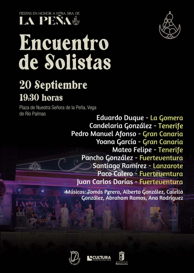 Las Fiestas en Honor a Nuestra Señora de La Peña 2025 celebra un Encuentro de Solistas