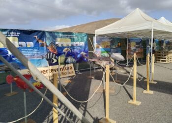 ﻿La Reserva de la Biosfera presente en el Open de Pesca de Gran Tarajal con un stand sobre recursos naturales marinos