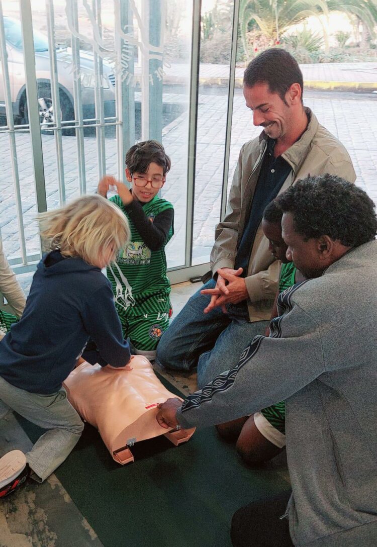 Más de 120 niños y niñas participan en el Campus Deportivo Verano Divertido de Pájara