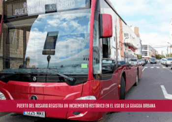 Puerto del Rosario registra un incremento histórico en el uso de la guagua urbana