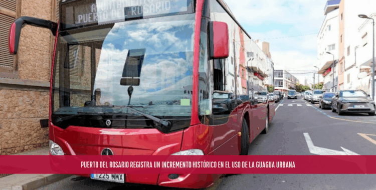 Puerto del Rosario registra un incremento histórico en el uso de la guagua urbana