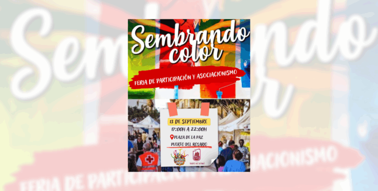 Puerto del Rosario celebra la quinta edición de la Feria de Participación y Asociacionismo ‘Sembrando Color’