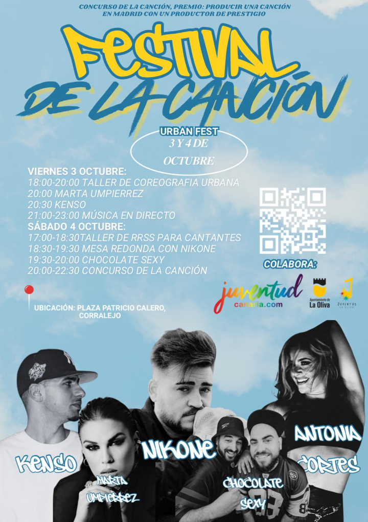 La Oliva apuesta por el talento de los jóvenes majoreros con el Festival de la Canción – Urban Fest