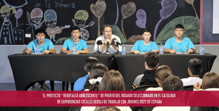 El proyecto “Rebotallo Adolescente” de Puerto del Rosario seleccionado en el Catálogo de Experiencias Locales RedSIJ de Trabajo con Jóvenes 2025 de España